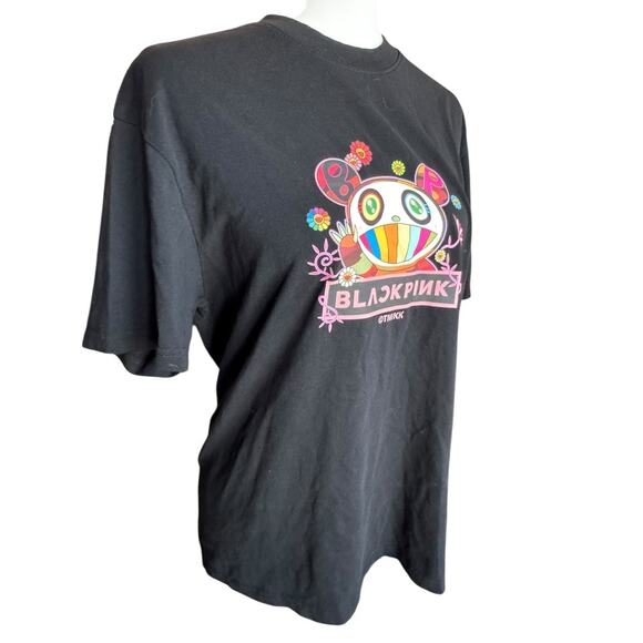 BLACKPINK x Takashi Murakami NTWRK Collab Graphic T-Shirt Small 2023 Black - Picture 5 of 10